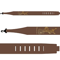 Perri's P25EBJ-86  Кожаный ремень 2.5" для банджо, коричневый