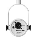 SHURE MV7+ W Гибридный USB/XLR микрофон для записи/стримминга речи и вокала, DPS, цвет белый