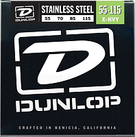 DUNLOP DBS55115 Stainless Steel Bass 55-115 струны для бас-гитары