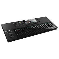 Native Instruments Komplete Kontrol S49 Mk2 Black Edition 49-клавишная полувзвешенная MIDI клавиатура с послекасанием, механика Fatar, 2 RGB дисплея высокого разрешения, подсветка клавиш