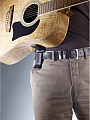 K&M 14580-000-55 Pohlmann миниатюрная подставка для гитары, крепится на брючный ремень