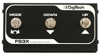 Digitech FS3X фут-свич 3-кнопочный. Кабель TRS в комплекте.