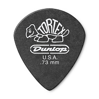 Dunlop 482R073 Tortex Pitch Black Jazz III 72Pack  медиаторы, толщина 0,73 мм, 72 шт.