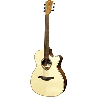 LAG T-70A CE NAT Электроакустическая гитара аудиториум с вырезом и пьезодатчиком, цвет натуральный