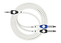 Kirlin LGY-362L 1M WH кабель Y-образный 1 м, 3,5 мм мини-джек стерео - 2 x 1/4" моноджек