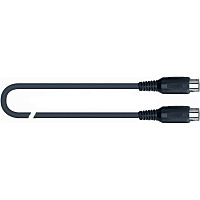 QUIK LOK SX164-1,5 миди кабель c пластиковыми разъёмами (1,5 м), 5 pin
