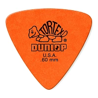 Dunlop 431P060 Tortex Triangle 6Pack  медиаторы, толщина 0,6 мм, 6 шт.