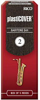 RICO RRP05BSX200 Plasticover Baritone Sax 2,0x5 Трости для саксофона баритон №2, 5 штук в упаковке