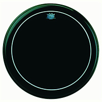 REMO ES-0614-PS- EBONY 14' PINSTRIPE черный двойной пластик