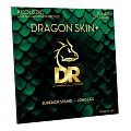 DR DAP-10 струны для акустической гитары, калибр 10-48, серия DRAGON SKIN+™