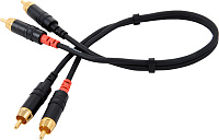 Cordial CFU 0,3 CC кабель RCA/RCA, 0,3 м, черный