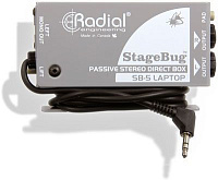 Radial SB-5 пассивный стерео директ-бокс для ноутбуков и планшетов