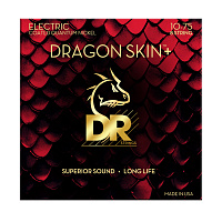 DR DEQ-8/10 струны для 8-струнной электрогитары, калибр 10-75, серия DRAGON SKIN+™