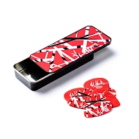 Dunlop EVHPT02 Eddie Van Halen Frankenstein Pick Tin  сувенирный набор медиаторов в пенале, толщина 0,6 мм