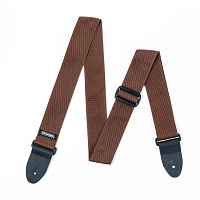 Dunlop D0701BR Poly Brown  гитарный ремень, полиэстер, цвет коричневый