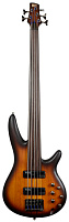 IBANEZ SRF705-BBF BROWN BURST FLAT безладовая 5-струнная бас-гитара, цвет прозрачный коричневый санбёрст