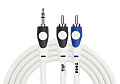 Kirlin LGY-364L 2M WH кабель Y-образный 2 м, 3,5 мм мини-джек стерео - 2 x RCA