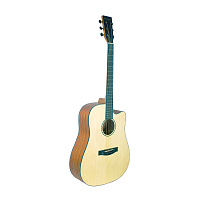 BEAUMONT DG142C  акустическая гитара, дредноут с вырезом, ель, цвет натуральный