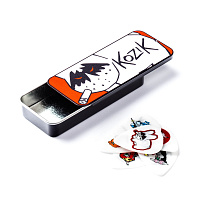 Dunlop BL109T073 Frank Kozik S1 Pick Tin  сувенирный набор медиаторов в пенале, толщина 0,73 мм