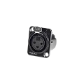 AVCLINK C3FD-LX-B Разъем XLR панельный, 3 контакта, "мама"