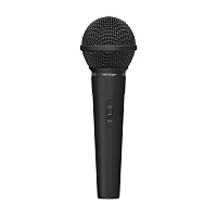 BEHRINGER BC110  динамический вокальный микрофон с кнопкой, 80 Гц - 16 кГц, 600 Ом 