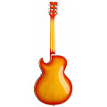 Dean Colt FM  полуакустическая гитара с пьезозвукоснимателем, 22 лада, 25 1/2", отделка оранжевая полупрозрачная
