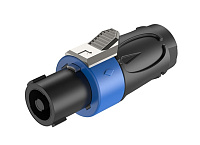 ROXTONE RS4F-S-BU Разъем кабельный типа speakon, 4-контактный, "female", цвет черно-синий