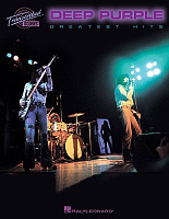 HL00672502 - Deep Purple: Greatest Hits (Transcribed Scores) - книга: гитарные табулатуры на песни группы Deep Purple, 184 страницы, язык - английский