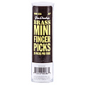 Dunlop 371R013 Brass Fingerpick Mini 20Pack  когти, толщина .013" (0,33 мм), 20 шт.