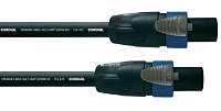 Cordial CPL 5 LL 4 спикерный кабель Speakon 4-контактный/Speakon 4-контактный, разъемы Neutrik, 5,0 м, черный