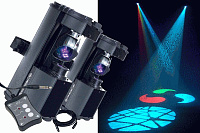 American DJ Comscan LED  Светодиодный сканер, 8 цветов и гобо, 5 DMX каналов, звук активация, M/S