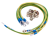 Cabeus GrW Набор кабелей заземления (30 см - 6 шт.; 40 см - 2 шт.; гайка с фланцем М6 - 16 шт.)