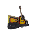 Dean AX PDY TSB PK  комплект: акустическая гитара и аксессуары, цвет санбёрст