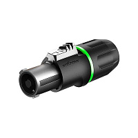 ROXTONE RS4FP-HD-Green Разъем спикон 4-контактный "мама", цвет черно-зеленый
