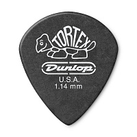 Dunlop 482R114 Tortex Pitch Black Jazz III 72Pack  медиаторы, толщина 1,14 мм, 72 шт.