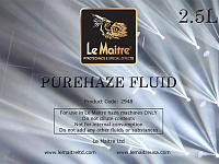 LE MAITRE PUREHAZE FLUID, 2.5L  (ex- NEUTRON HAZER FLUID 2.5L) жидкость для генераторов тумана LE MAITRE. Канистра 2.5 литра