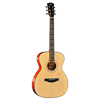 KEPMA F1-OM Natural акустическая гитара, цвет натуральный, в комплекте чехол