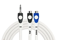 Kirlin LGY-367L 2M WH кабель Y-образный 2 м, 3.5 мм стерео мини-джек - 2 x RCA гнездо