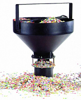 Eurolite Confetti machine   машина для разбрасывания конфетти, загрузка 3 кг, диаметр разбрасывания 2 - 4 метра (зависит от высоты)