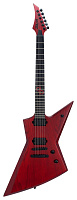 Solar Guitars E2.6TBR SK  электрогитара, форма Explorer, HH, T-o-m, цвет красный, чехол в комплекте