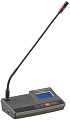 GONSIN TL-VXC6000 микрофонная консоль председателя с функцией синхроперевода. Поддержка IC-карт регистрации. ЖК-дисплей. Встроенный динамик. Регулятор громкости и выход для наушников, выход для записи