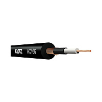 KLOTZ AC106SW инструментальный кабель, диаметр 6.5 мм, медная жила 7х0,2 мм, двойной экран, цвет черный
