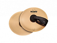 MEINL NINO-BO20  детские ручные тарелки с кожаными ручками, пара. Диаметр: 8". Материал: сплав бронзы B8