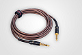JOYO CM-18 инструментальный кабель, длина 3 метра, jack TS  jack TS 6.3 мм, цвет полупрозрачный коричневый