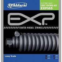 D'ADDARIO EXP165 струны для бас-гитары, EXP nickel, Long, 45-065-085-105