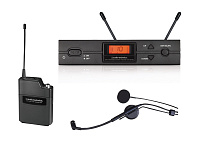 Audio-technica ATW-2110a/HC2  головная радиосистема с конденсаторным микрофоном Audio-technica ATM73CW