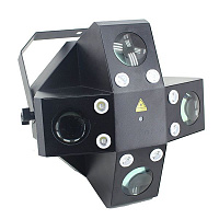 Nightsun SPG602  динамический световой прибор, 4 сканера + RG лазер 200 мВт, DMX, авто, звуковая активация