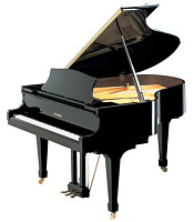 KAWAI GE30G M/PEP Кабинетный рояль, цвет черный полированный, длина 164см, еловая дека 1,17м2, механизм Millennium III