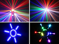 STAGE4 GRAFIT FLOWER 5x10XWA-XS Прибор комбинированного светового эффекта типа Moonflower, источники света: основной эффект - 6 линз на 5 * R/G/B/W/A х 10 Вт отдельных LED + "цветок" светодиодов строб/заливной эффект 51x0.2 Вт RGB 3-in-1 SMD LED