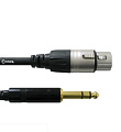 Cordial CFM 9 FV инструментальный кабель  XLR female/джек стерео 6,3 мм, 9,0 м, черный